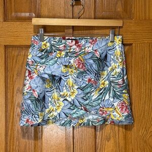Zara Floral Print Women's Small Skirt